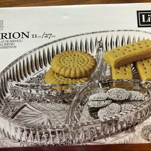 Libby Glass Server Platter
